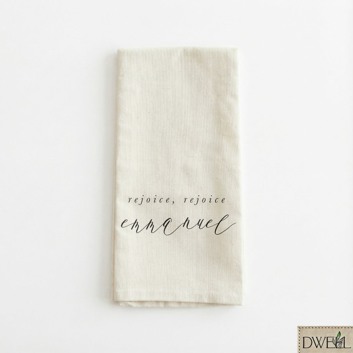 Tea Towel - Rejoice Rejoice Emmanuel