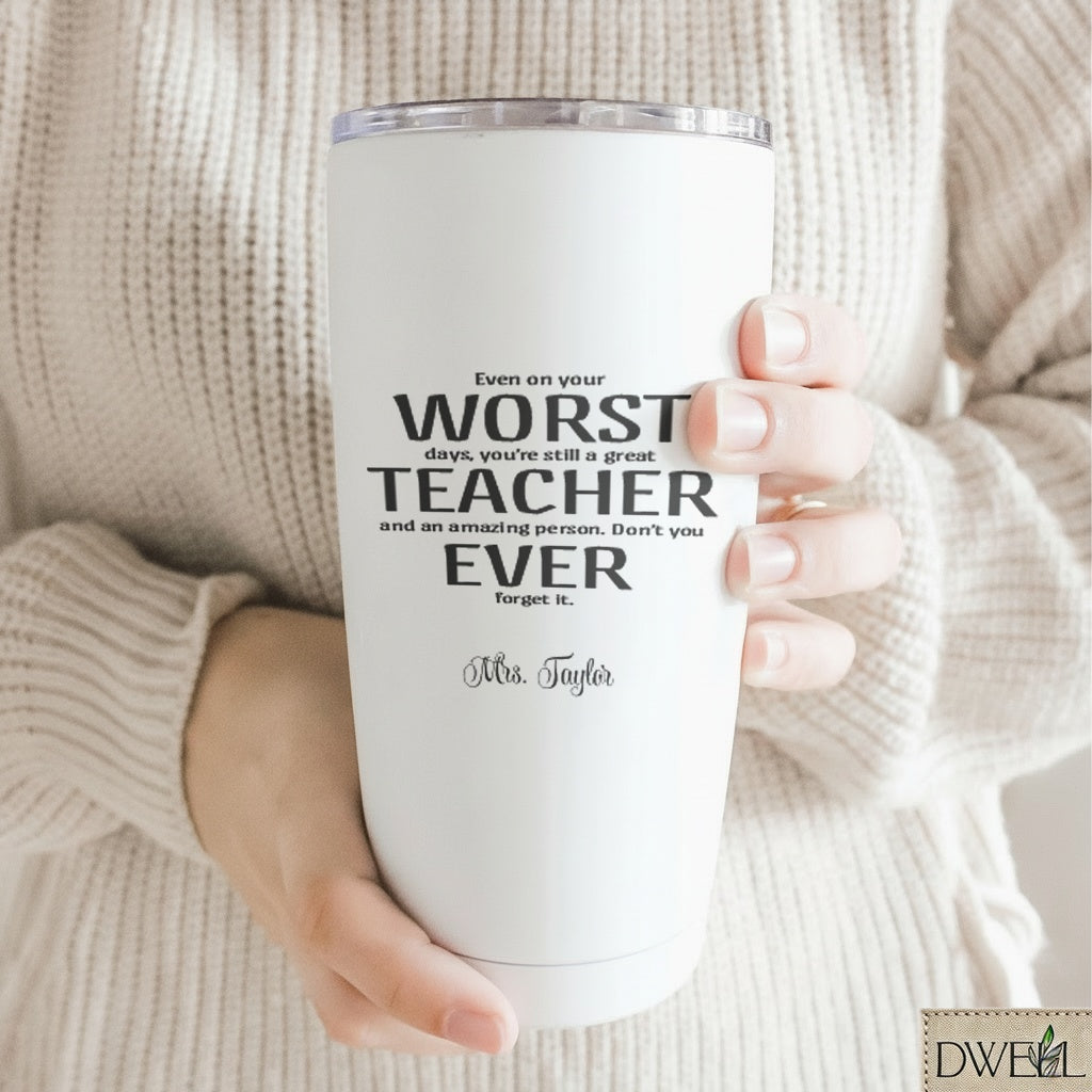 Travel Mug - Worst Teacher Ever
