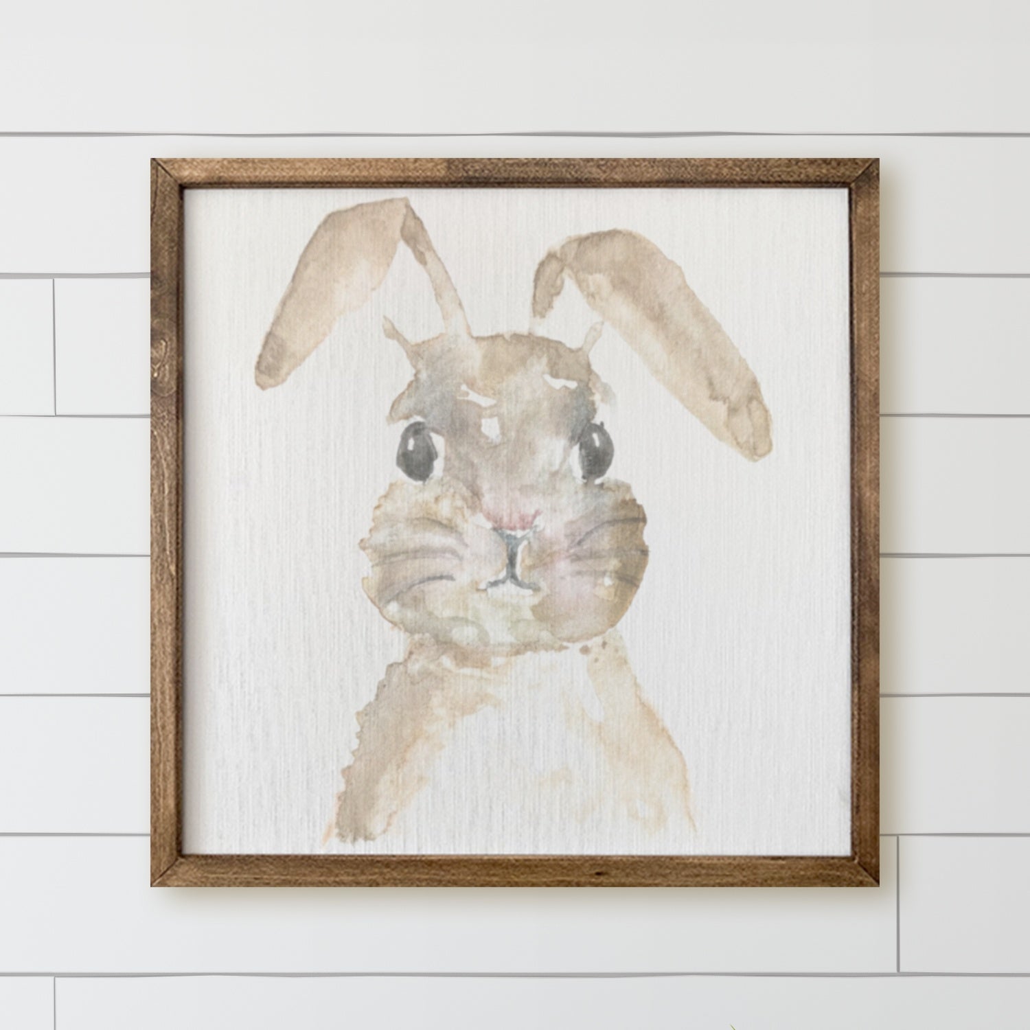 Wooden Frames - Bunny Portrait