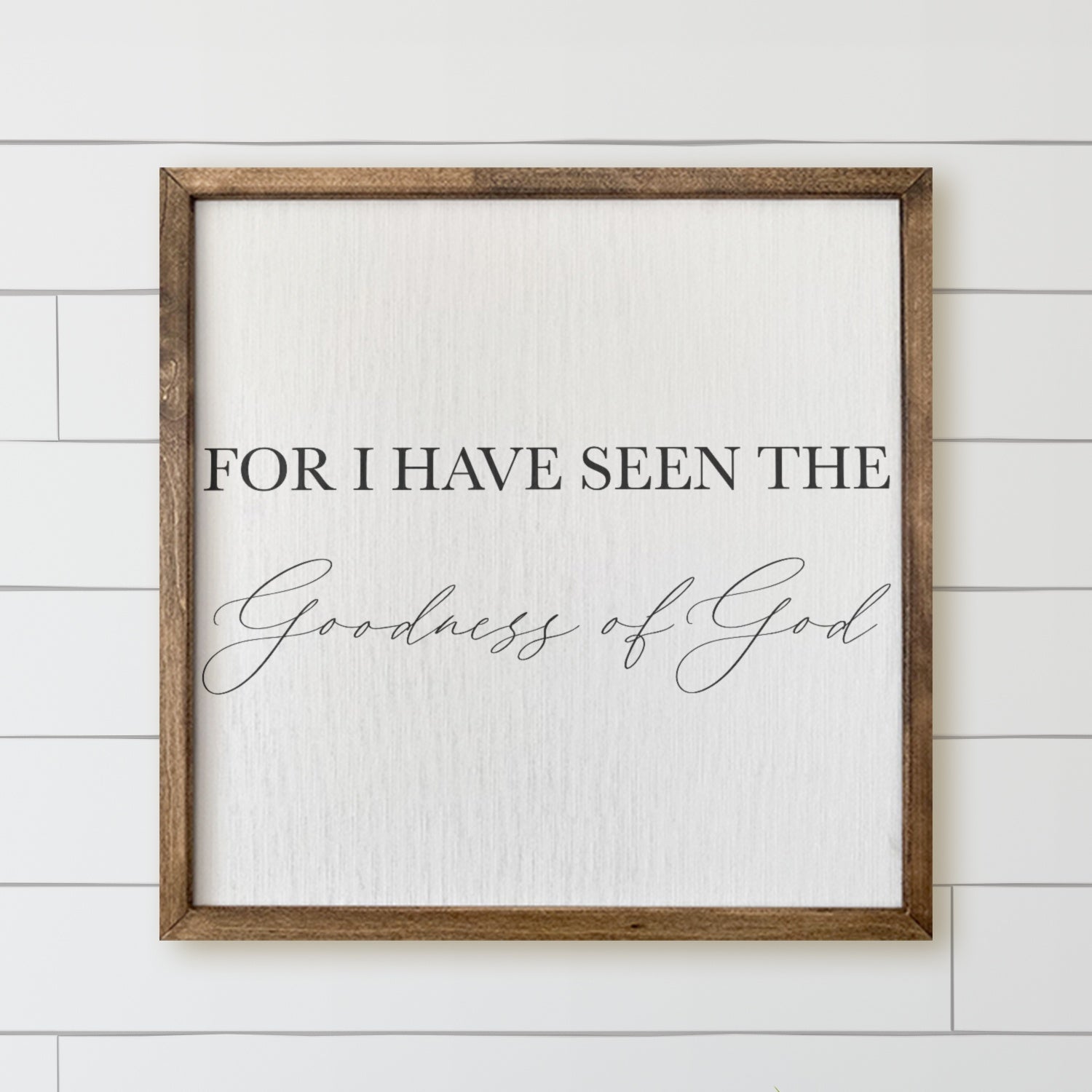 Wooden Frames - Goodness of God