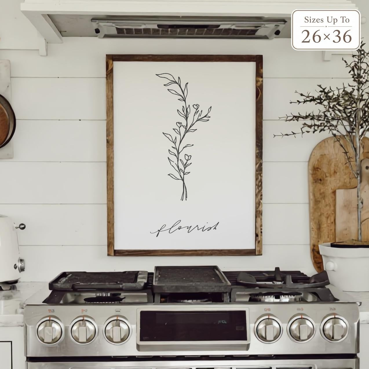 Wooden Frames - Flourish Wildflower
