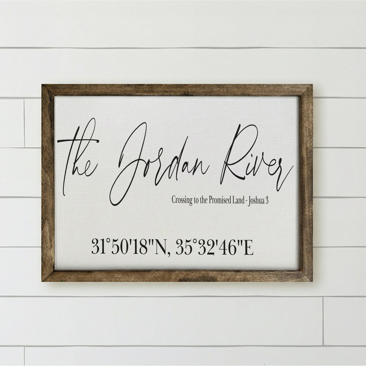 Wooden Frames - The Jordan River