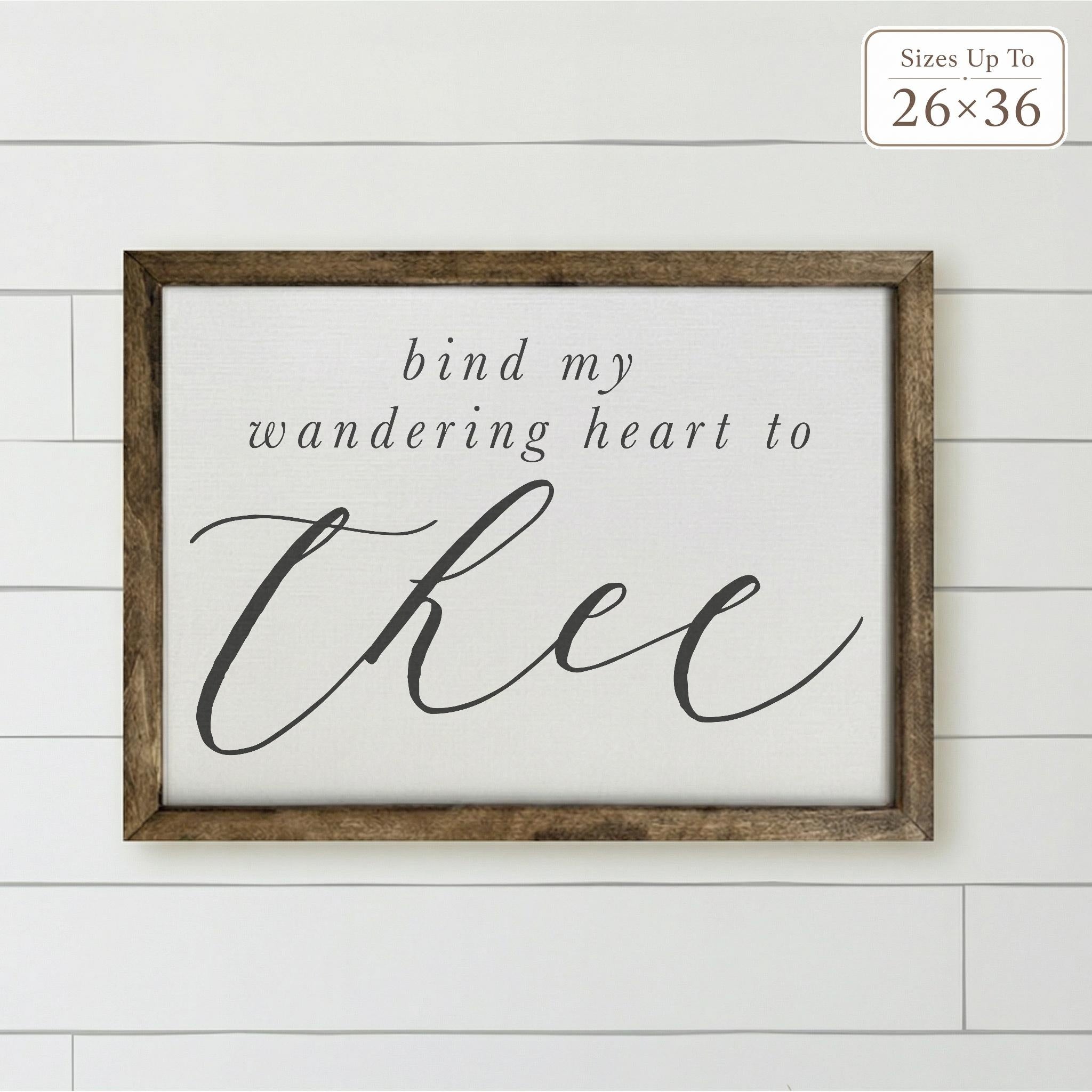 Wooden Frames - Bind My Wandering Heart