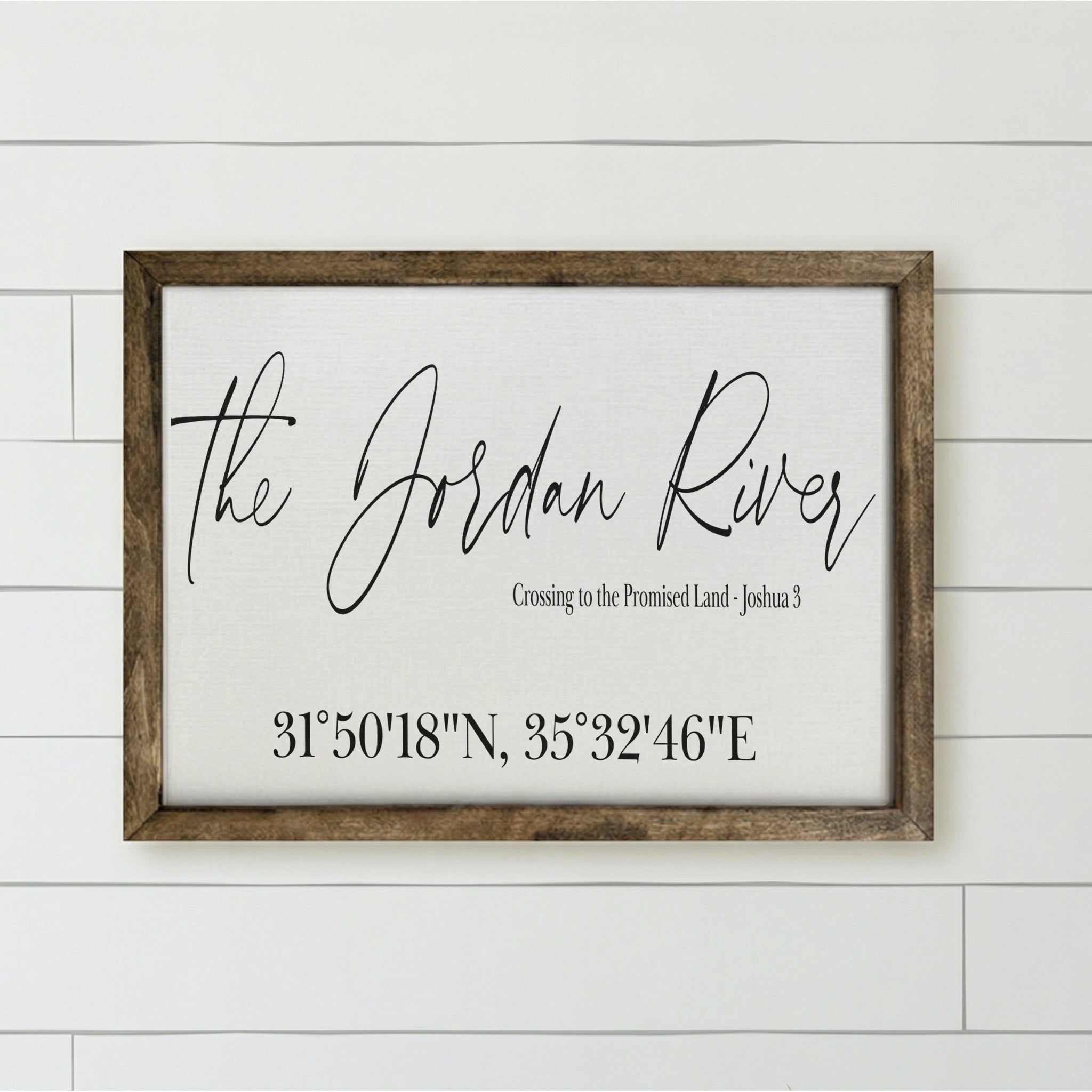 Wooden Frames - The Jordan River