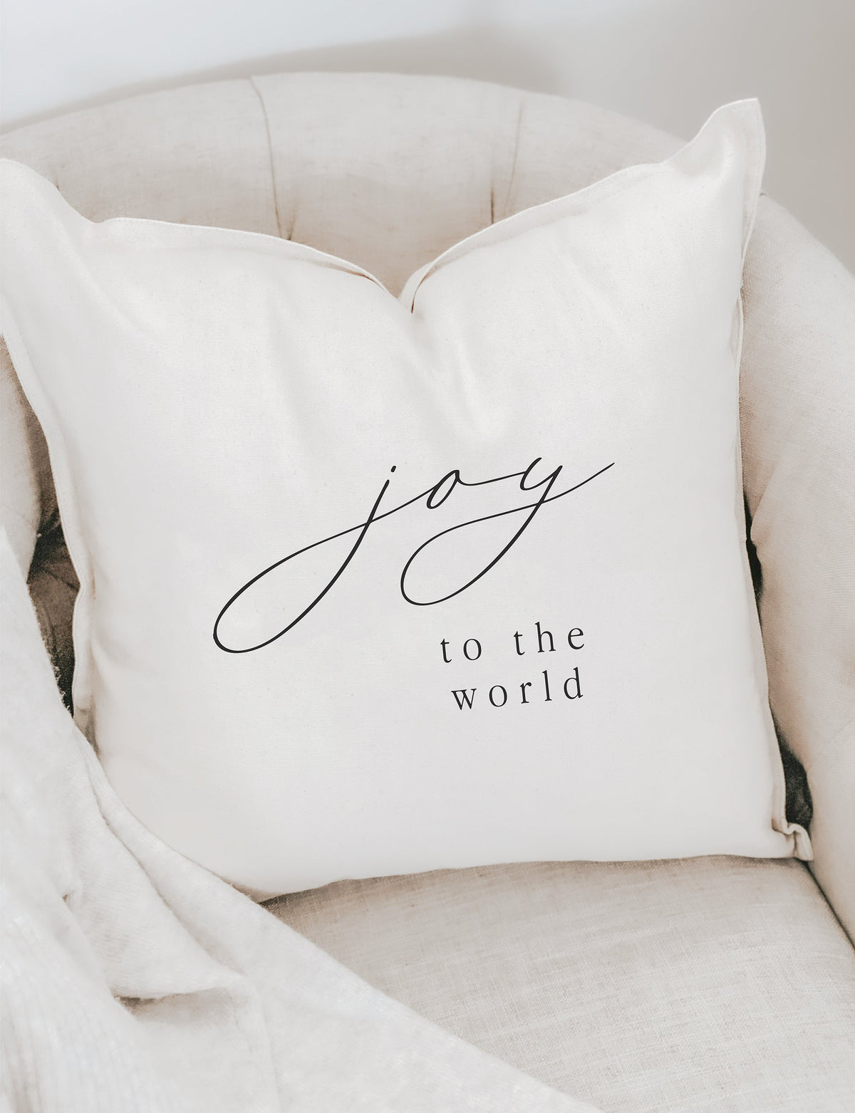Throw Pillows - Joy To The World Christmas