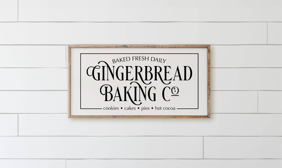 Wooden Frames - Gingerbread Baking