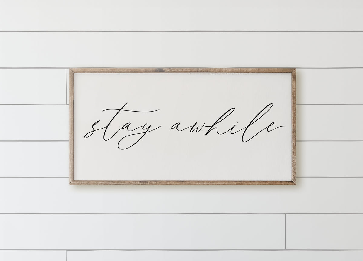 Wooden Frames - Stay Awhile