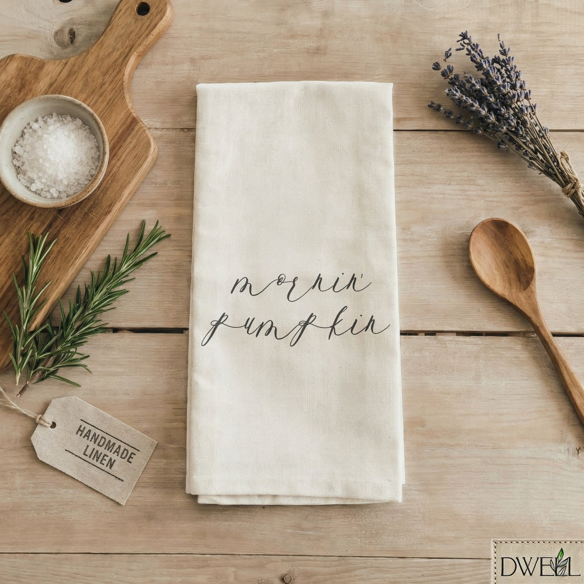 Tea Towel - Mornin Pumpkin