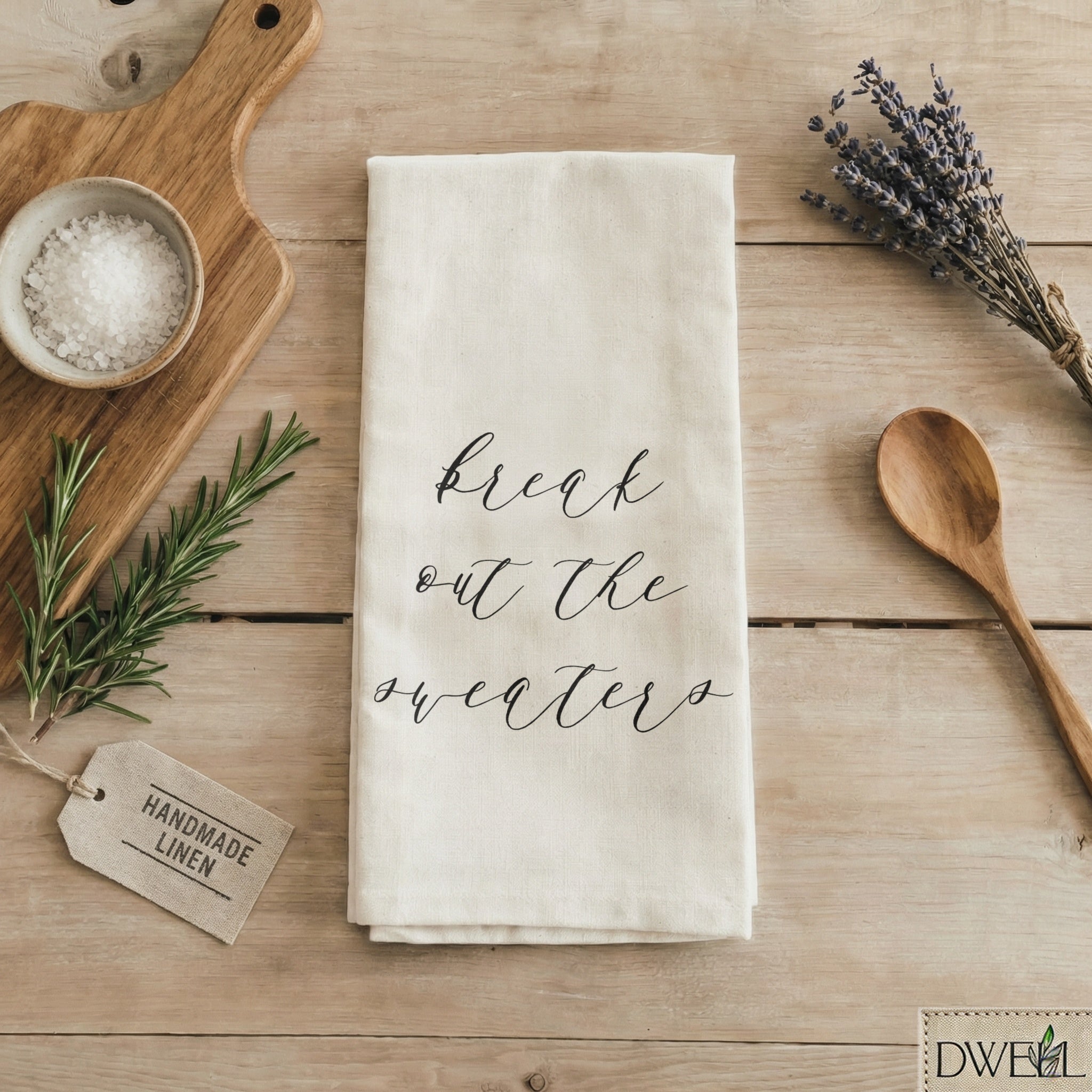 Tea Towel - Break Out The Sweaters