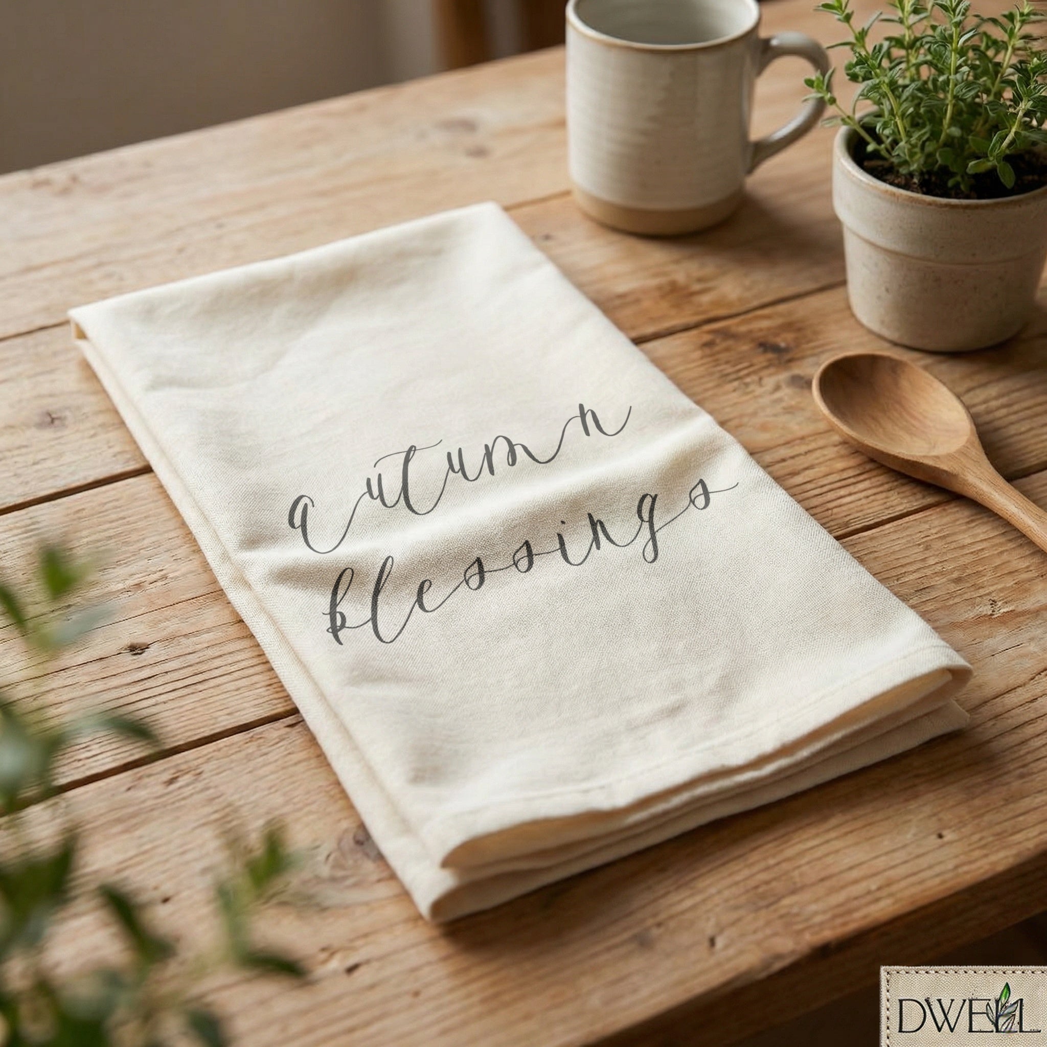 Tea Towel - Autumn Blessings