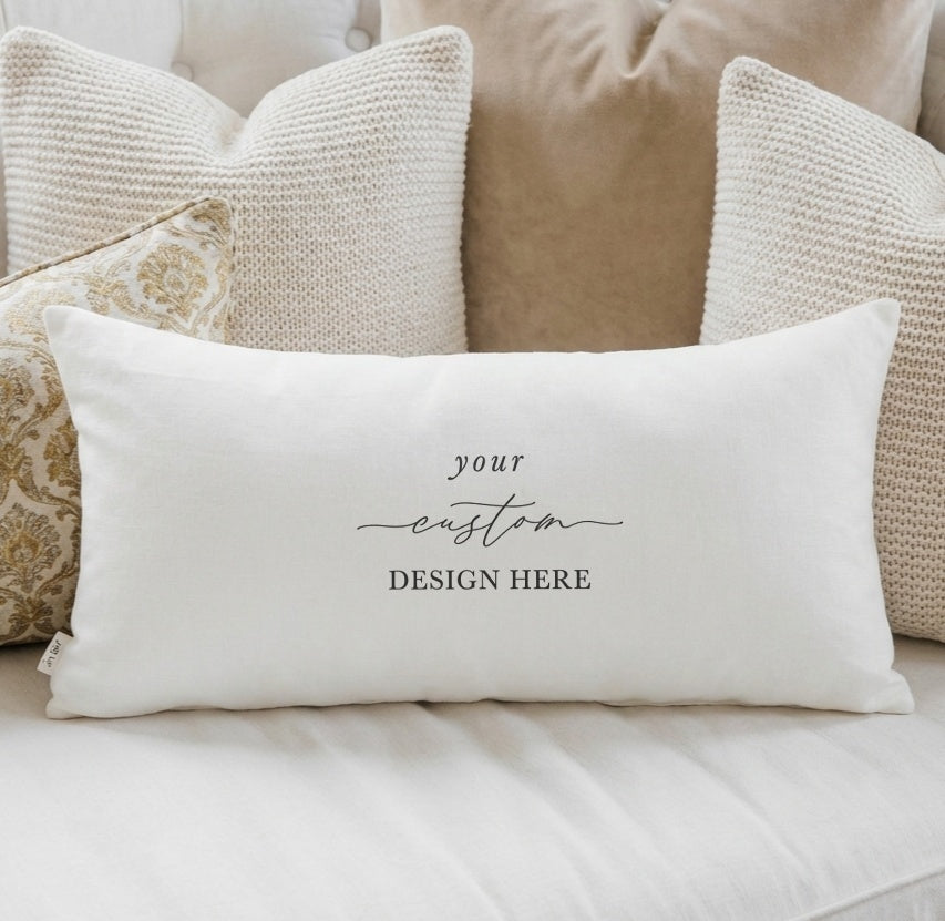 Custom Lumbar Pillows - Custom Design