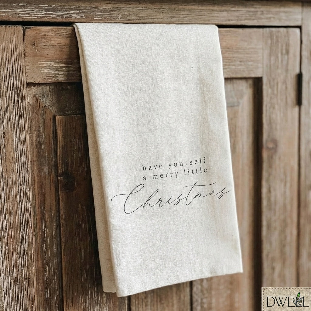 Tea Towel - Merry Little Christmas