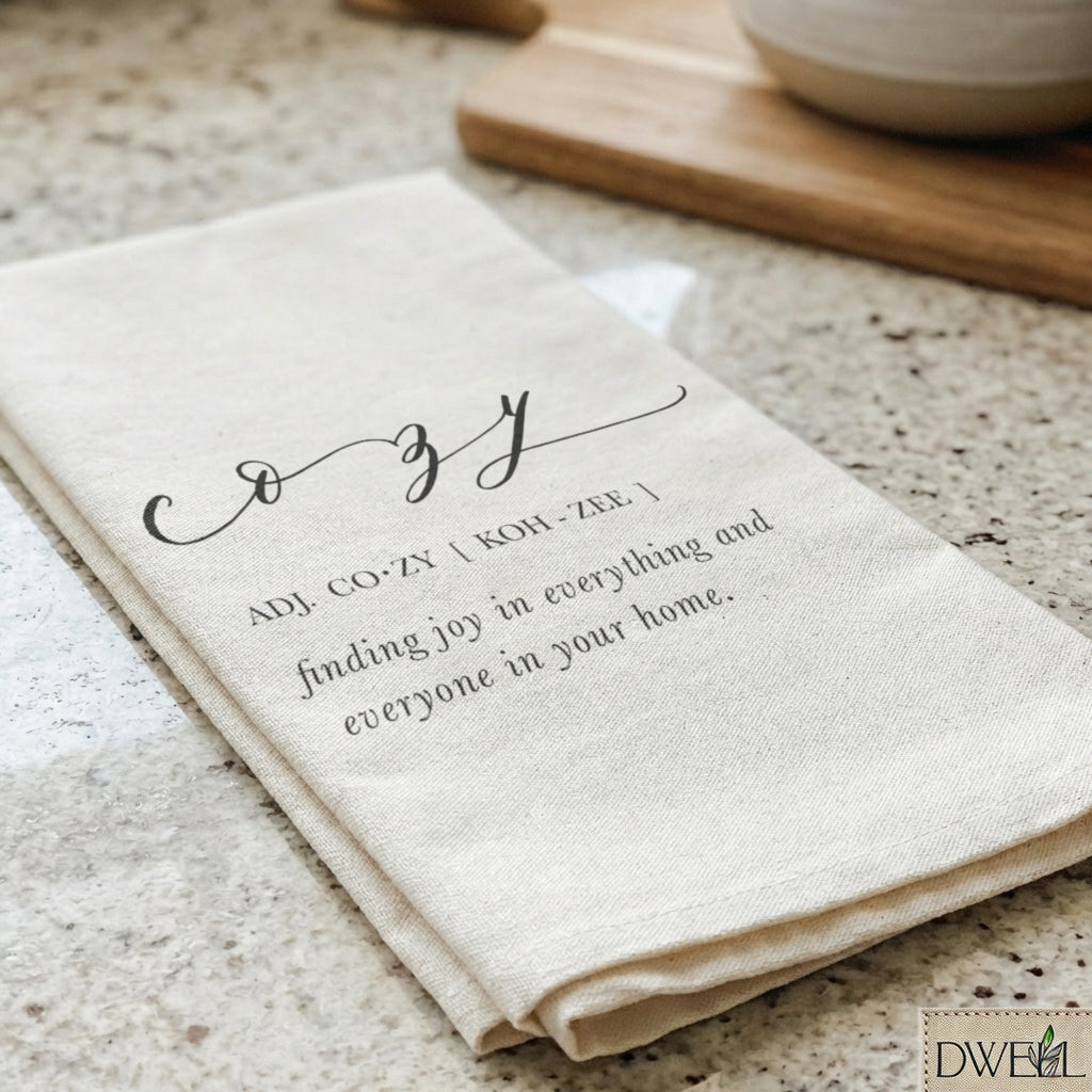 Tea Towel - Cozy Definition