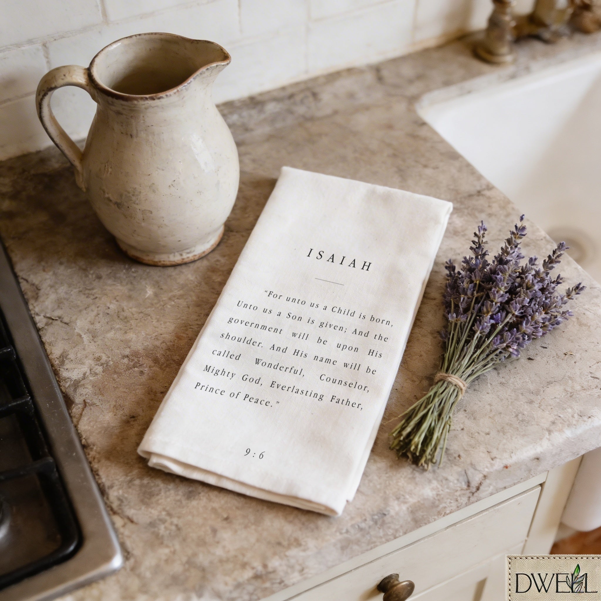 Tea Towel - For Unto Us