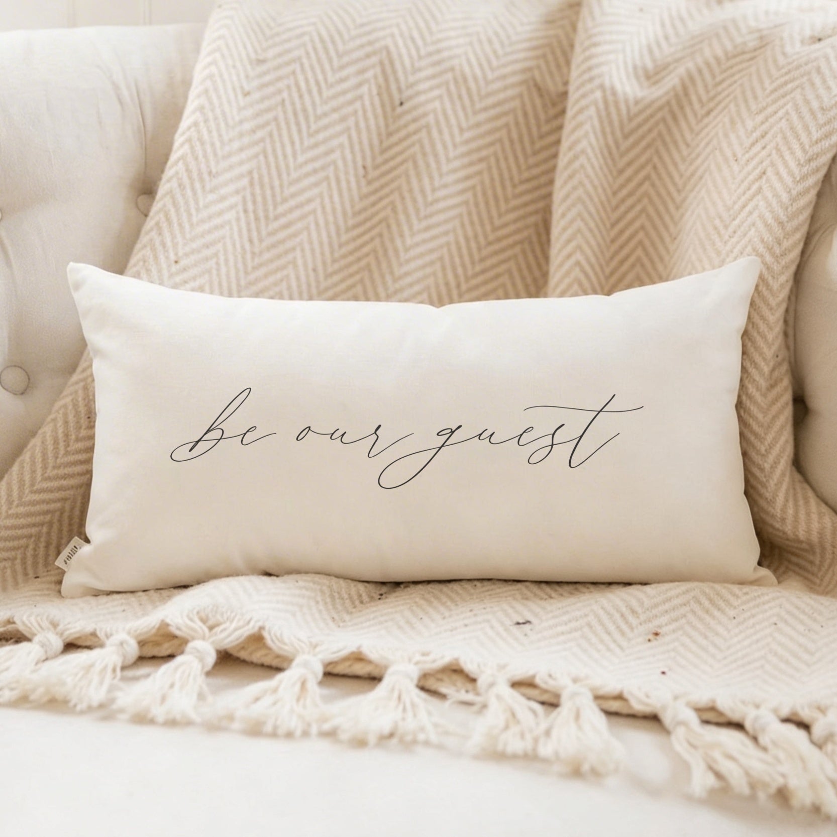 Lumbar Pillows - Be Our Guest