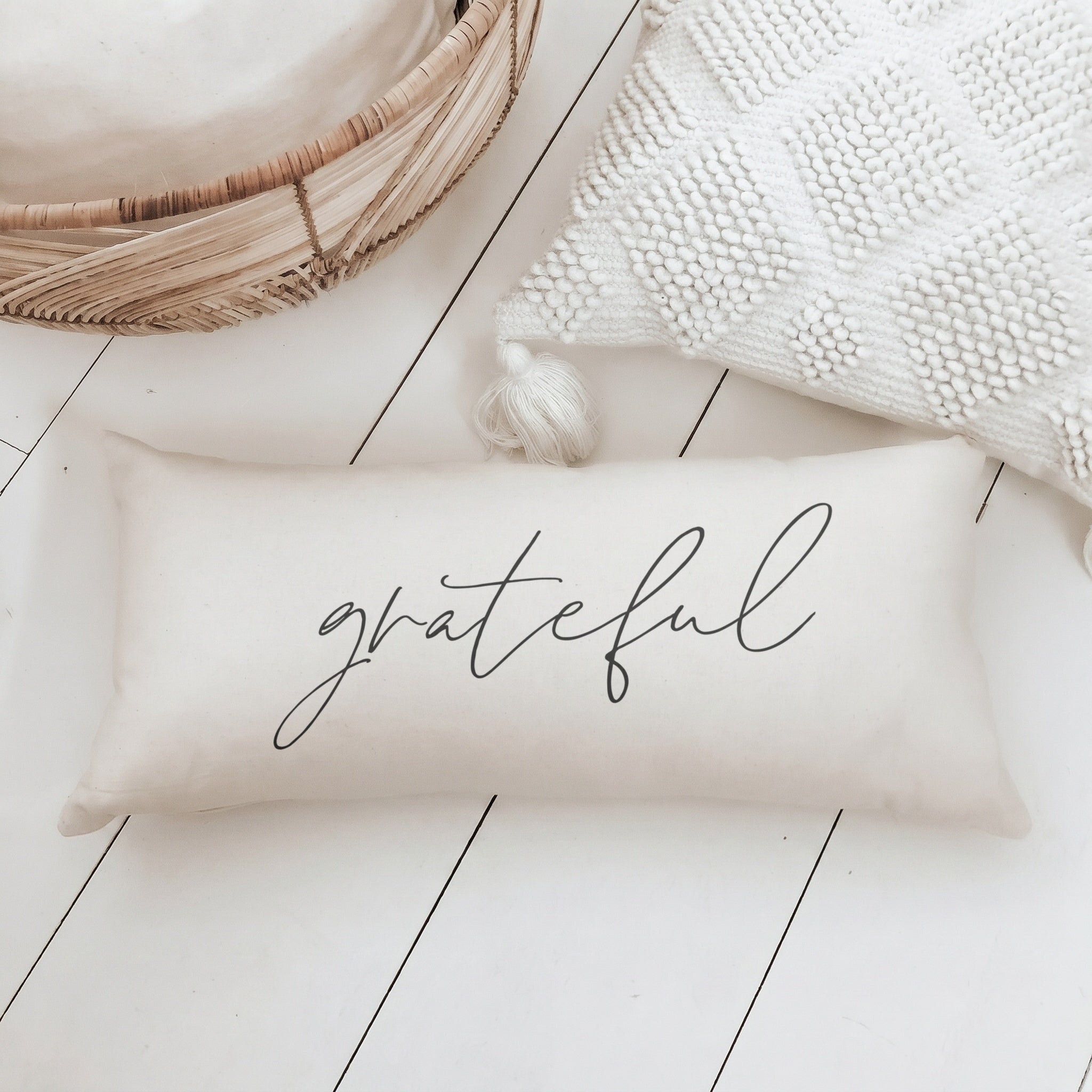 Lumbar Pillows - Grateful