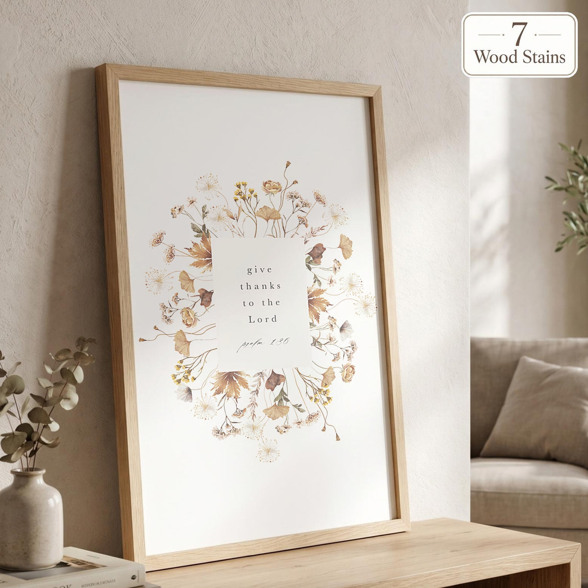 Wooden Frames - Give Thanks