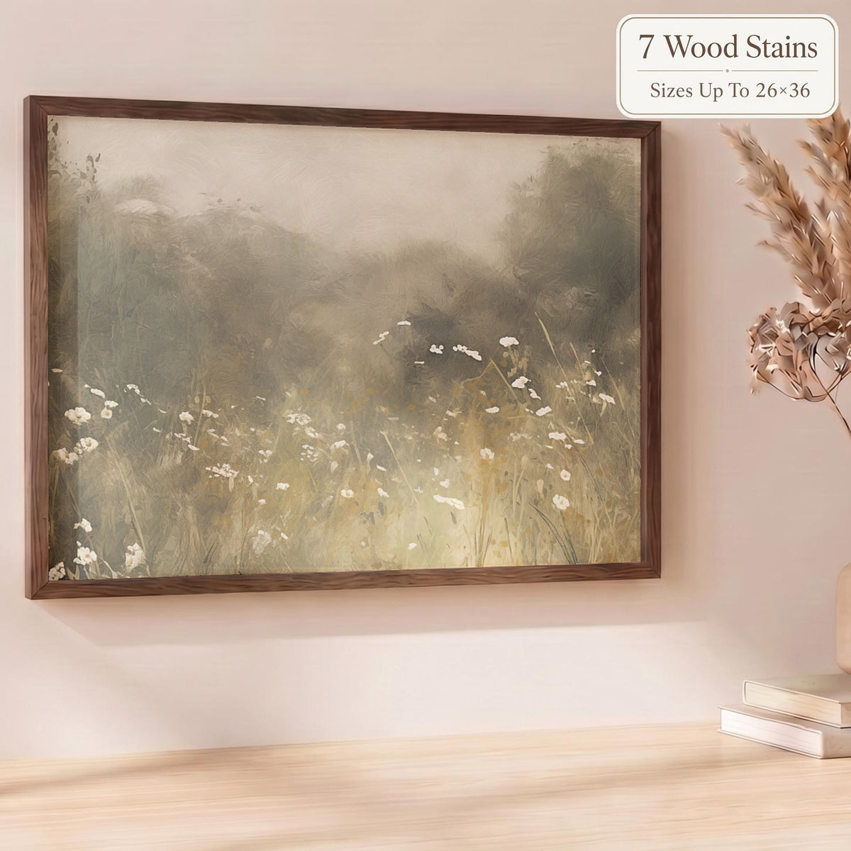 Wooden Frames - Dainty Wildflowers