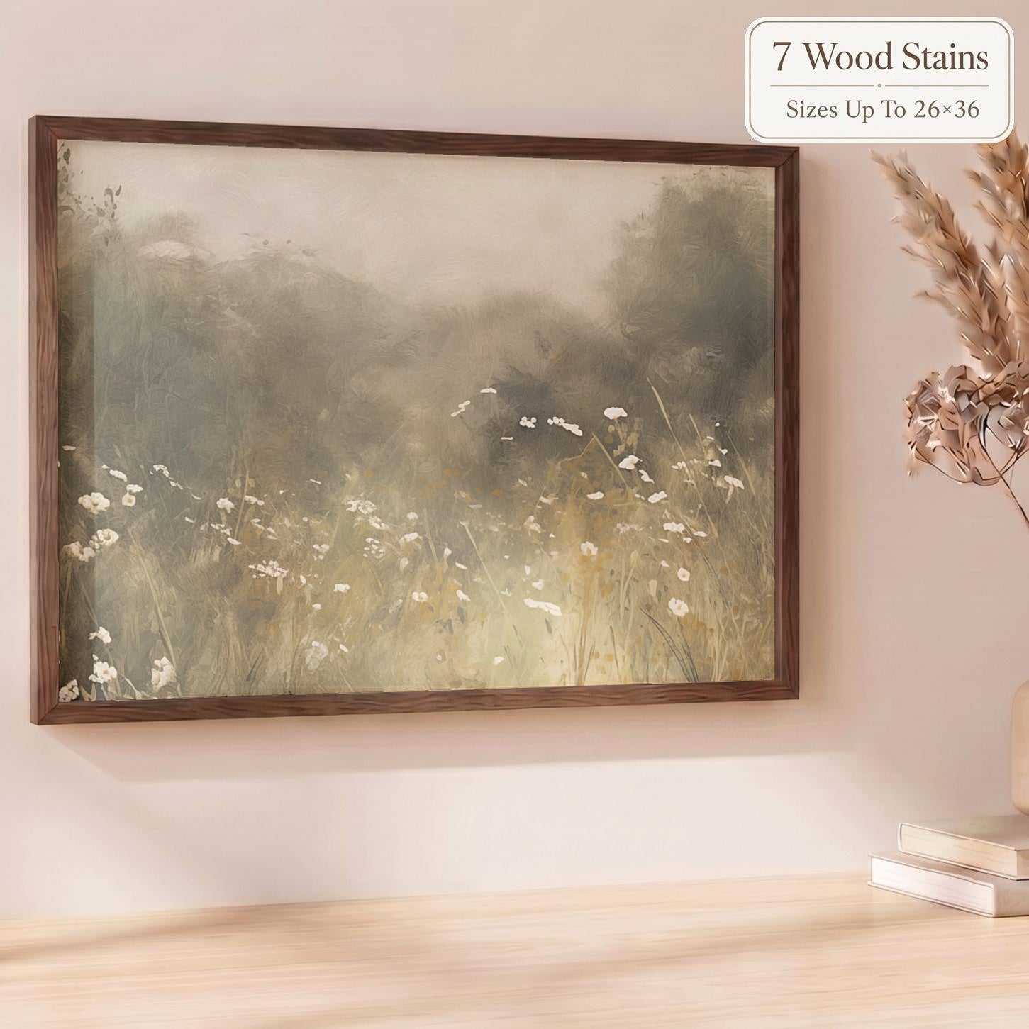 Wooden Frames - Dainty Wildflowers