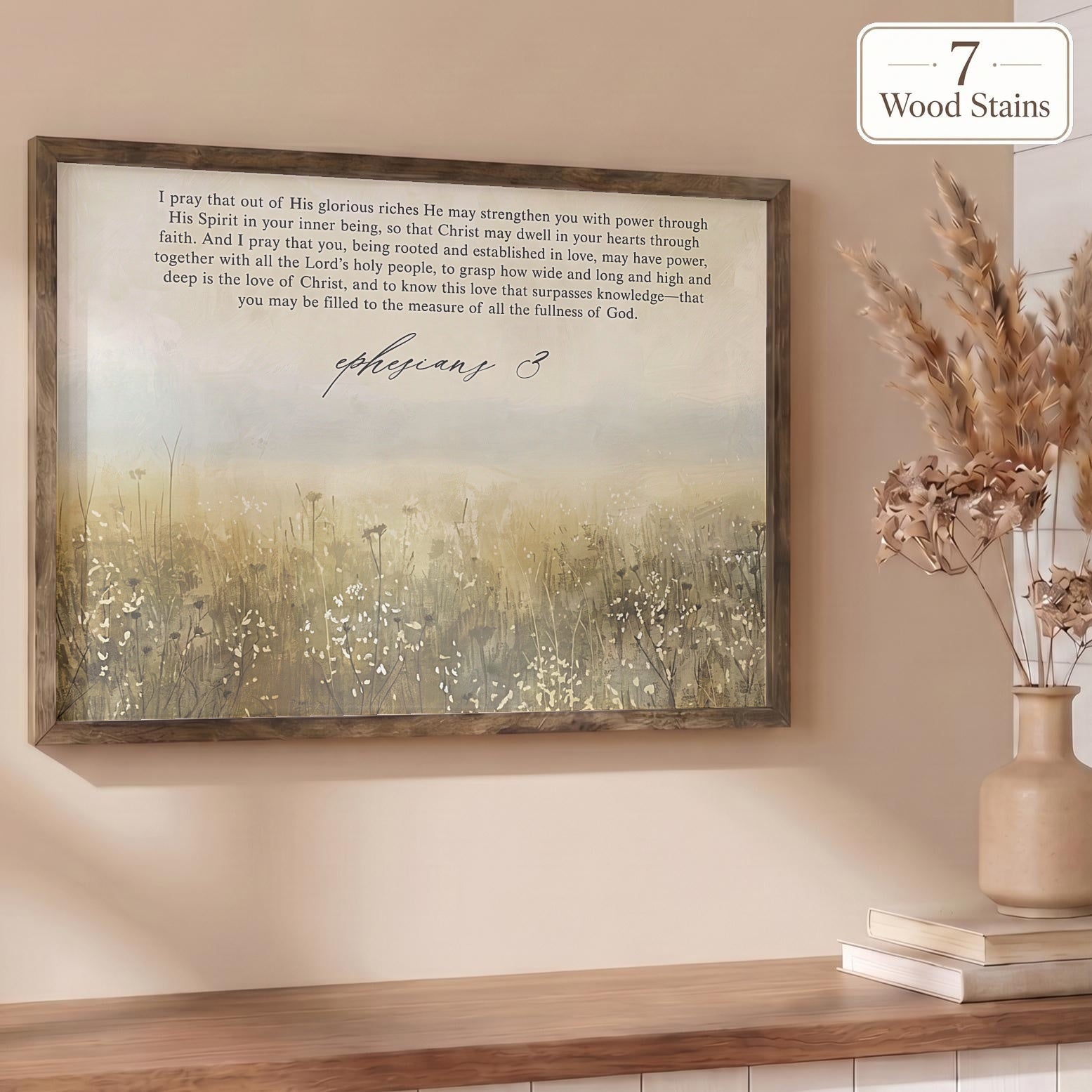 Wooden Frames - Ephesians 3