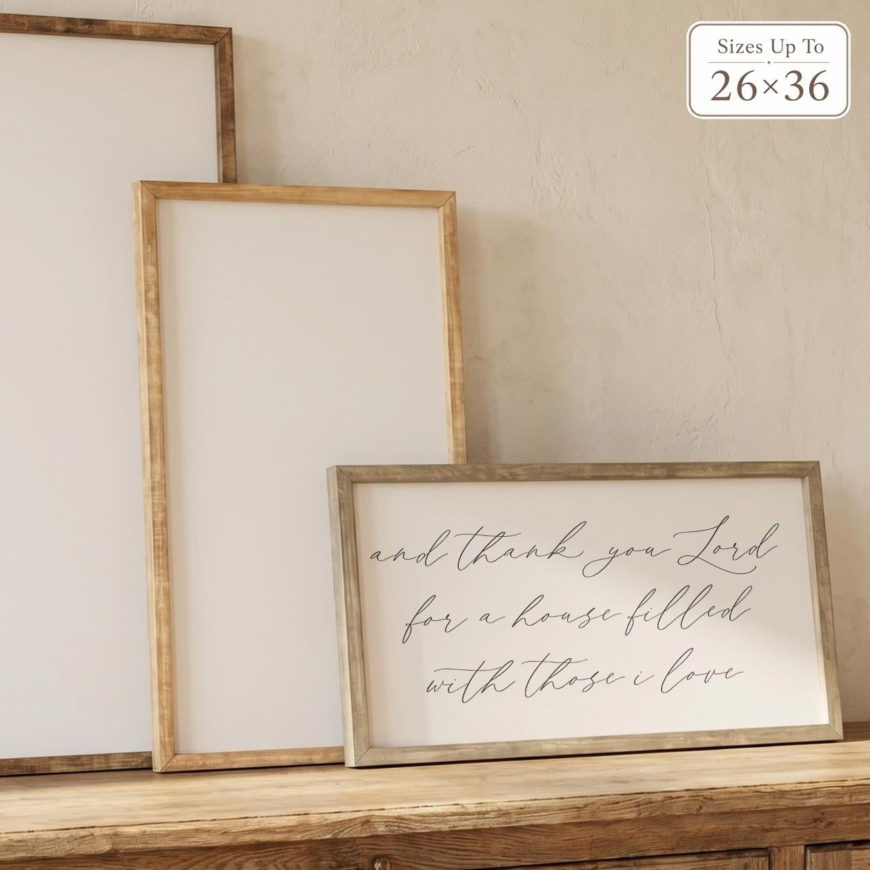 Wooden Frames - A House Full of People I Love