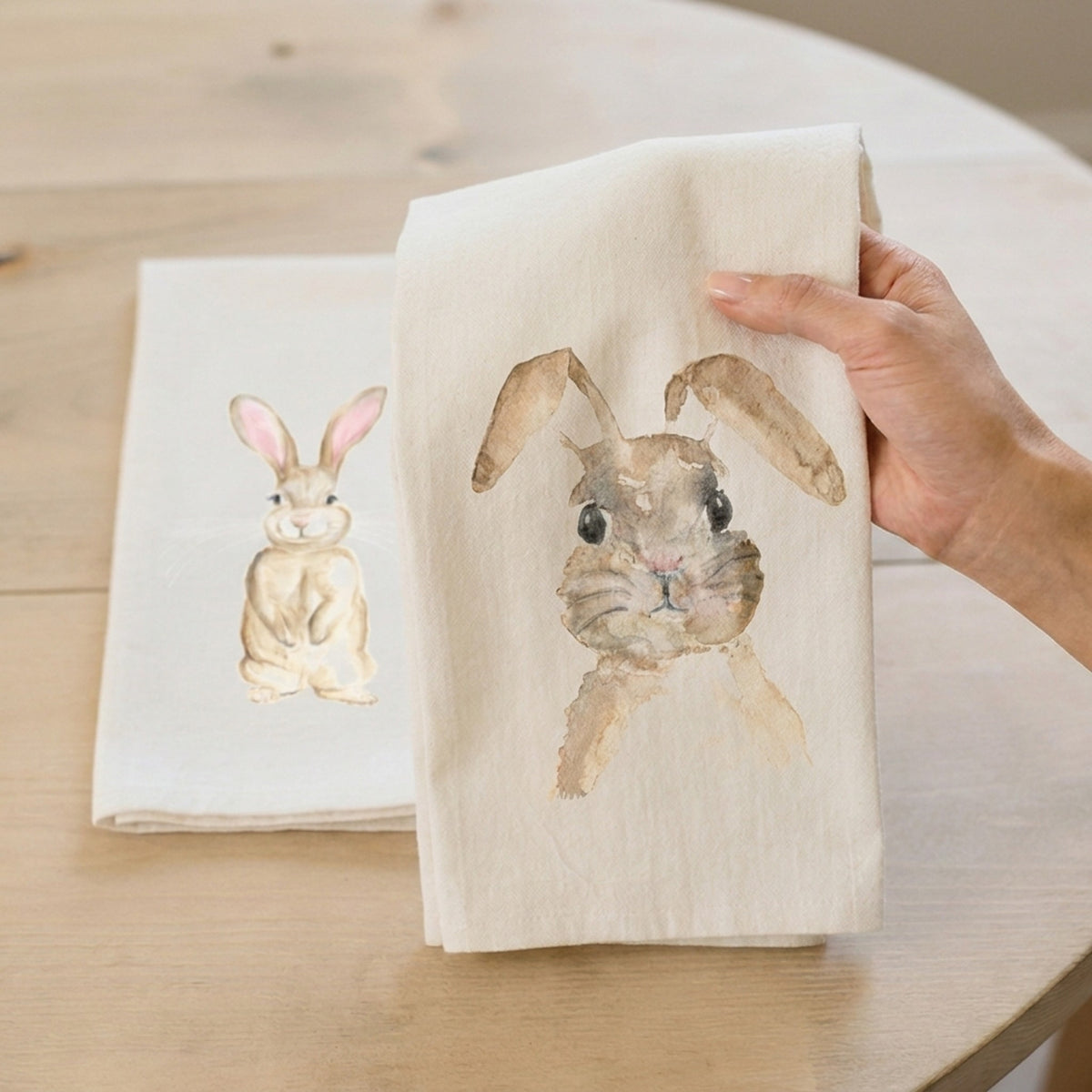 Tea Towel - Bunny Portrait