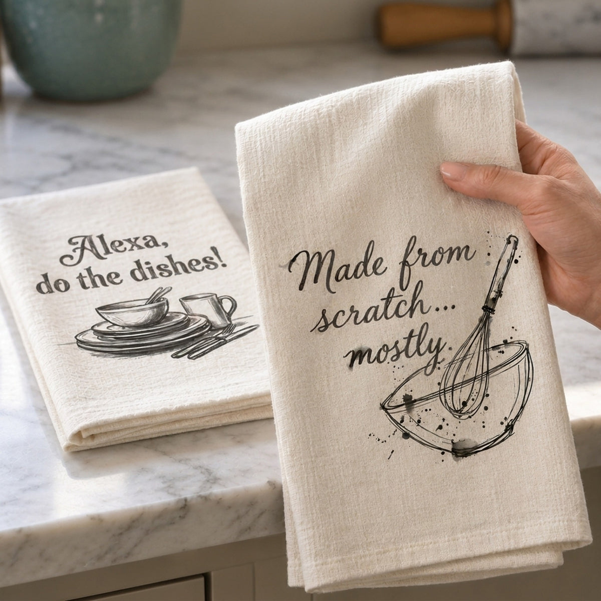 Tea Towel - Made from Scratch