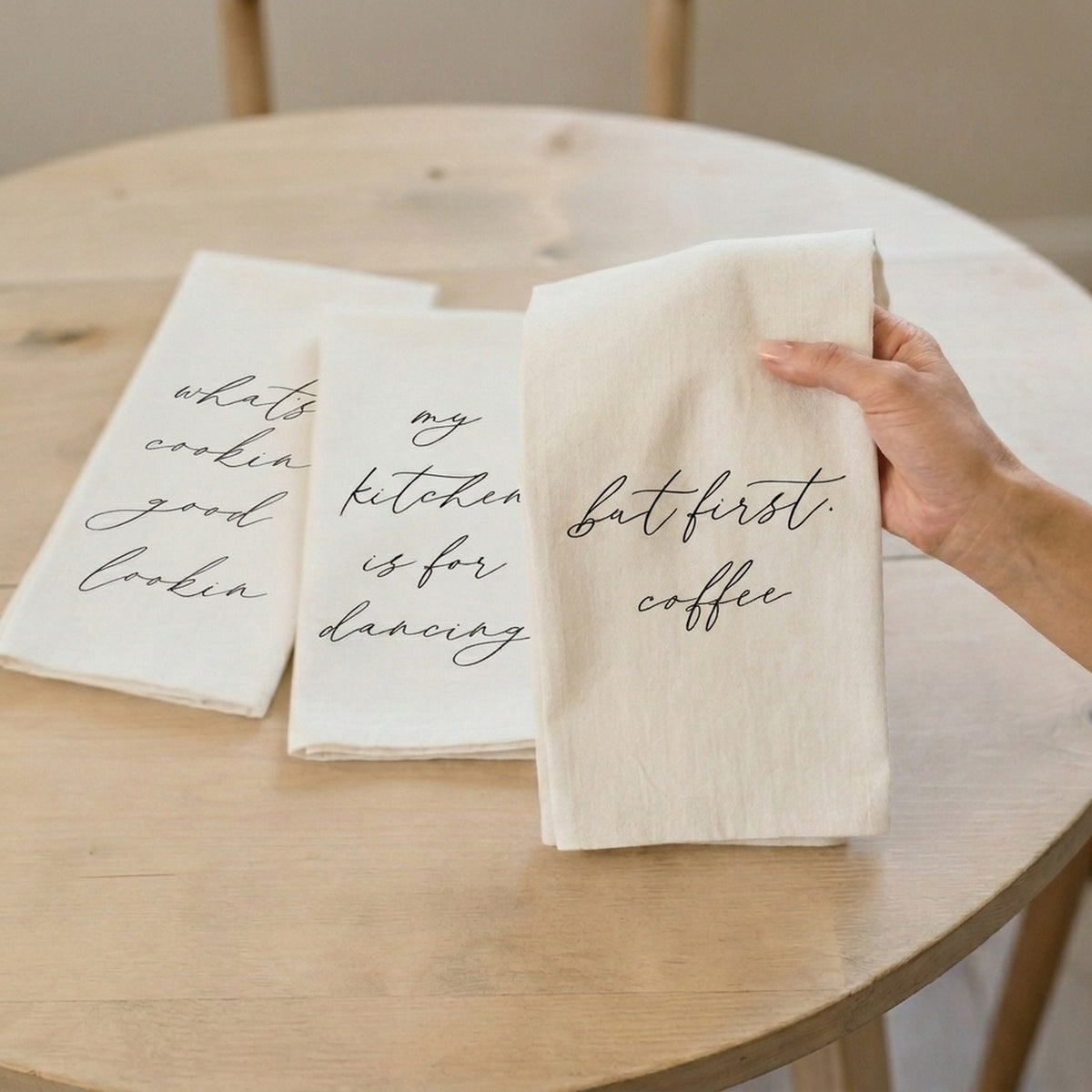 Tea Towel - But First Coffee