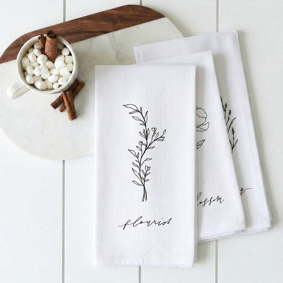 Tea Towel - Flourish Wildflower