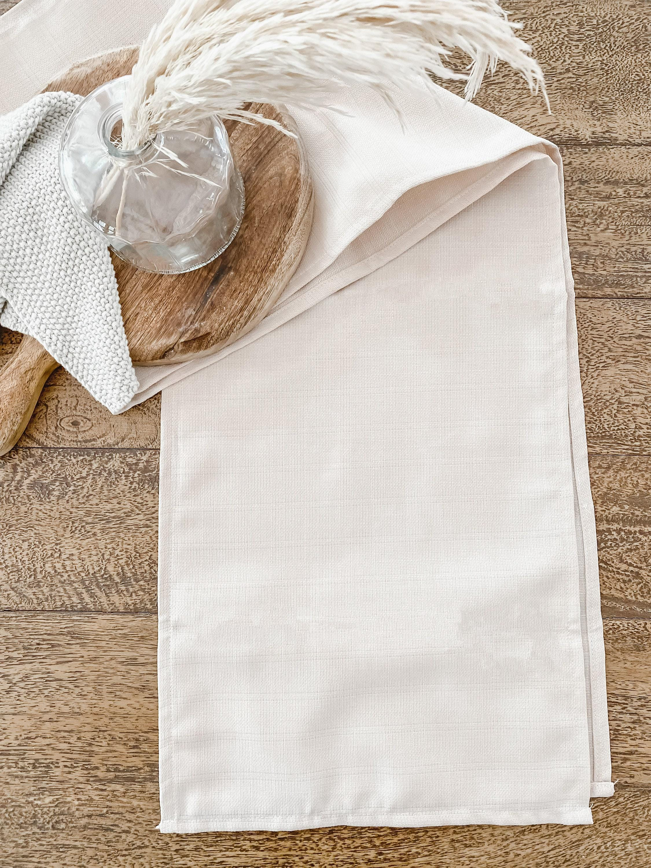 Table Runners - White and Natural