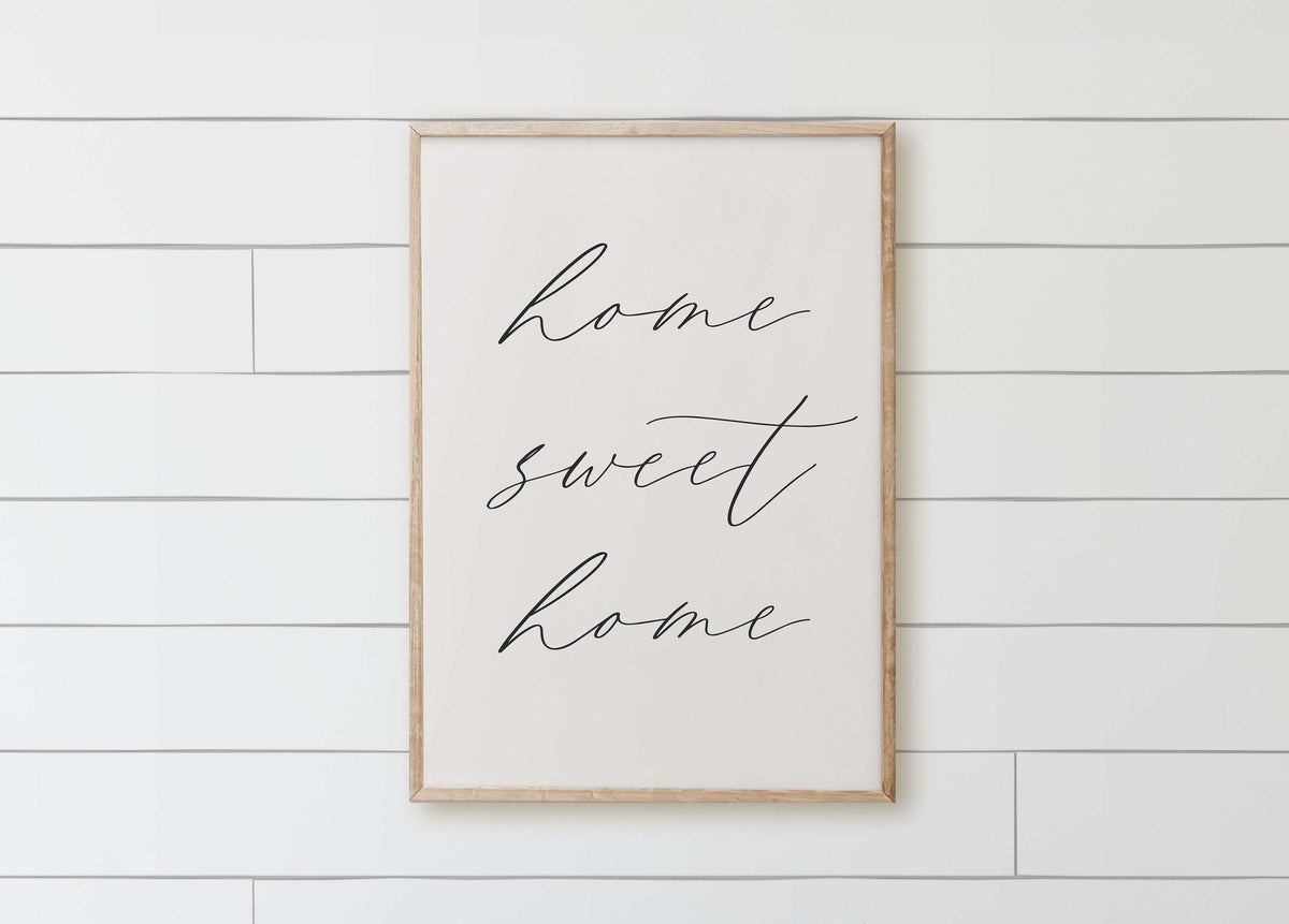 Wooden Frames - Home Sweet Home