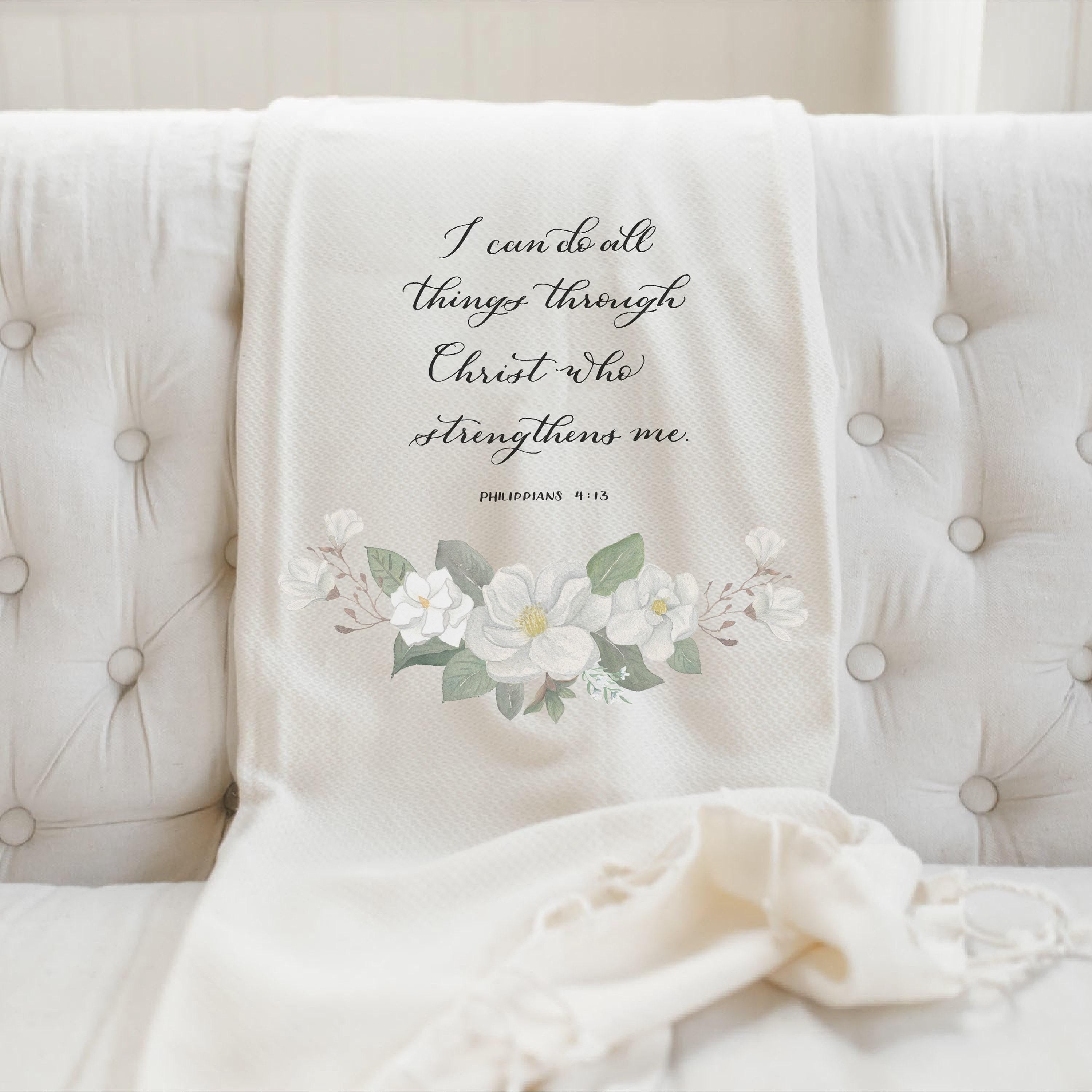 Throw Blankets - Philippians 4