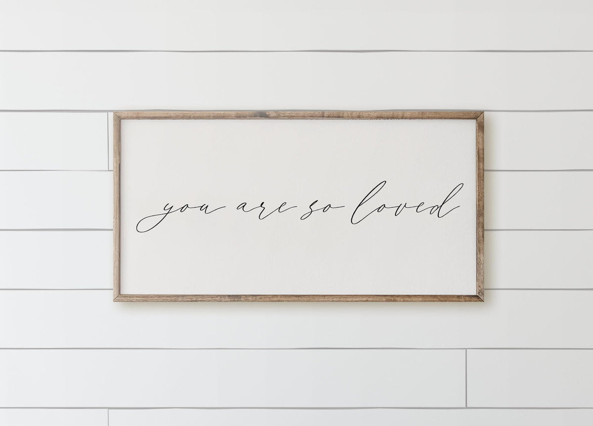 Wooden Frames - You Are So Loved