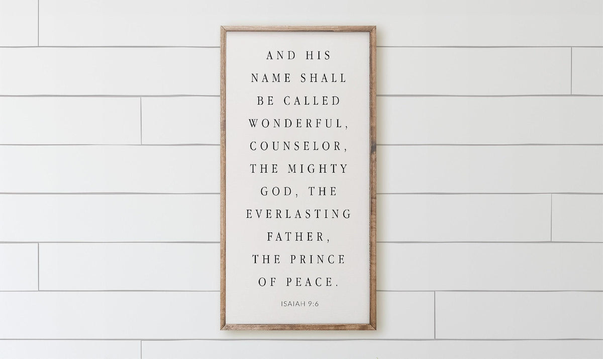 Wooden Frames - Isaiah 96