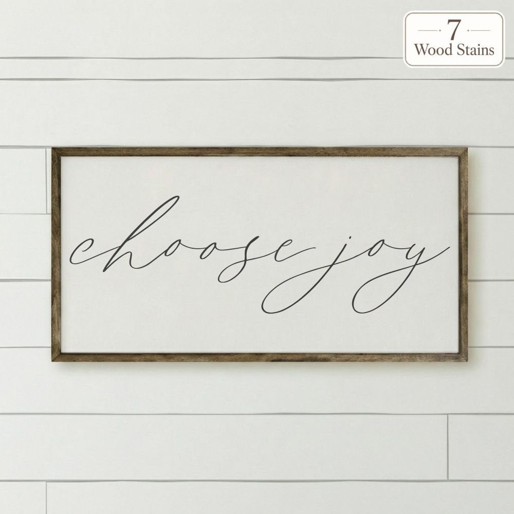 Wooden Frames - Choose Joy