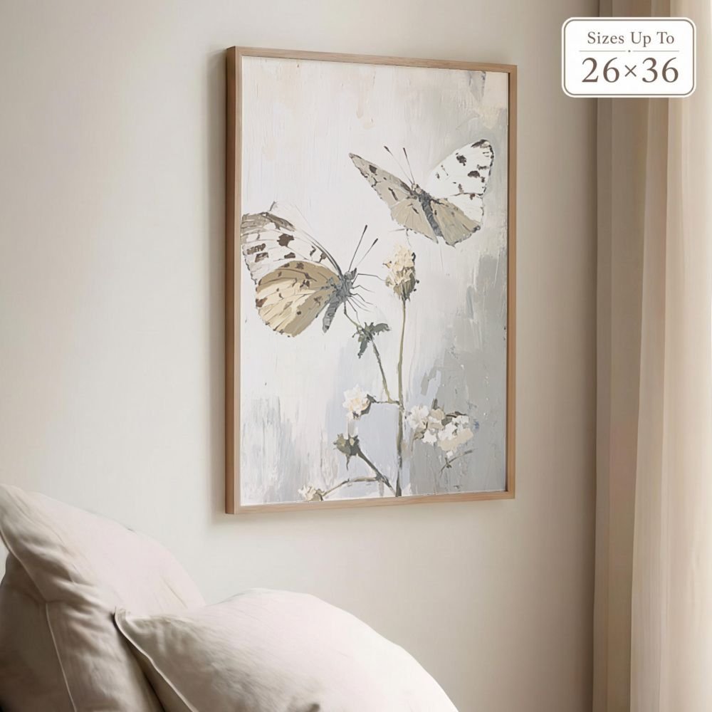 Wooden Frames - Butterfly Stem