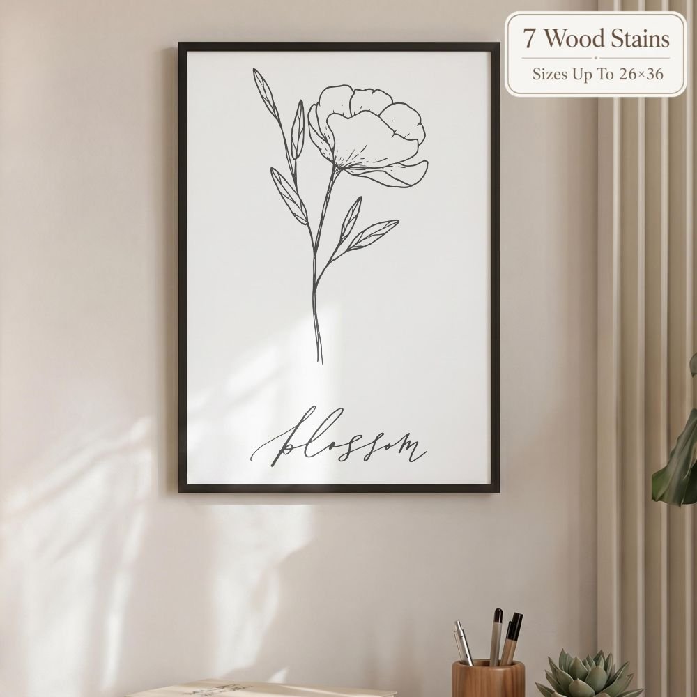 Wooden Frames - Blossom Wildflower