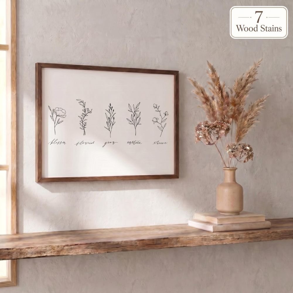 Wooden Frames - Wildflowers