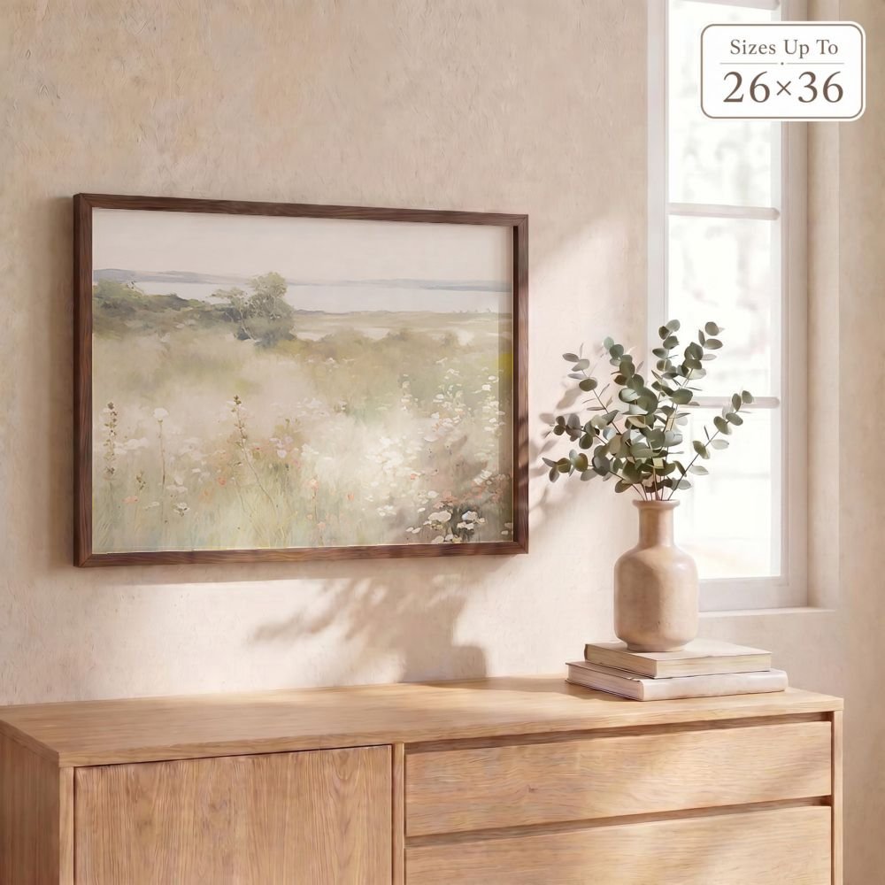 Wooden Frames - Bright Wildflowers