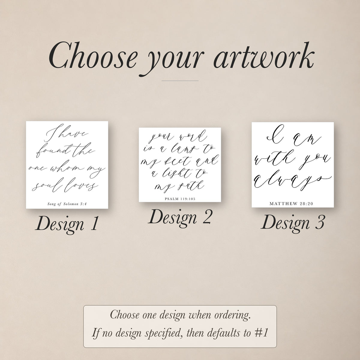 Glass Table Frames & Cards - I Have Found the One Whom My