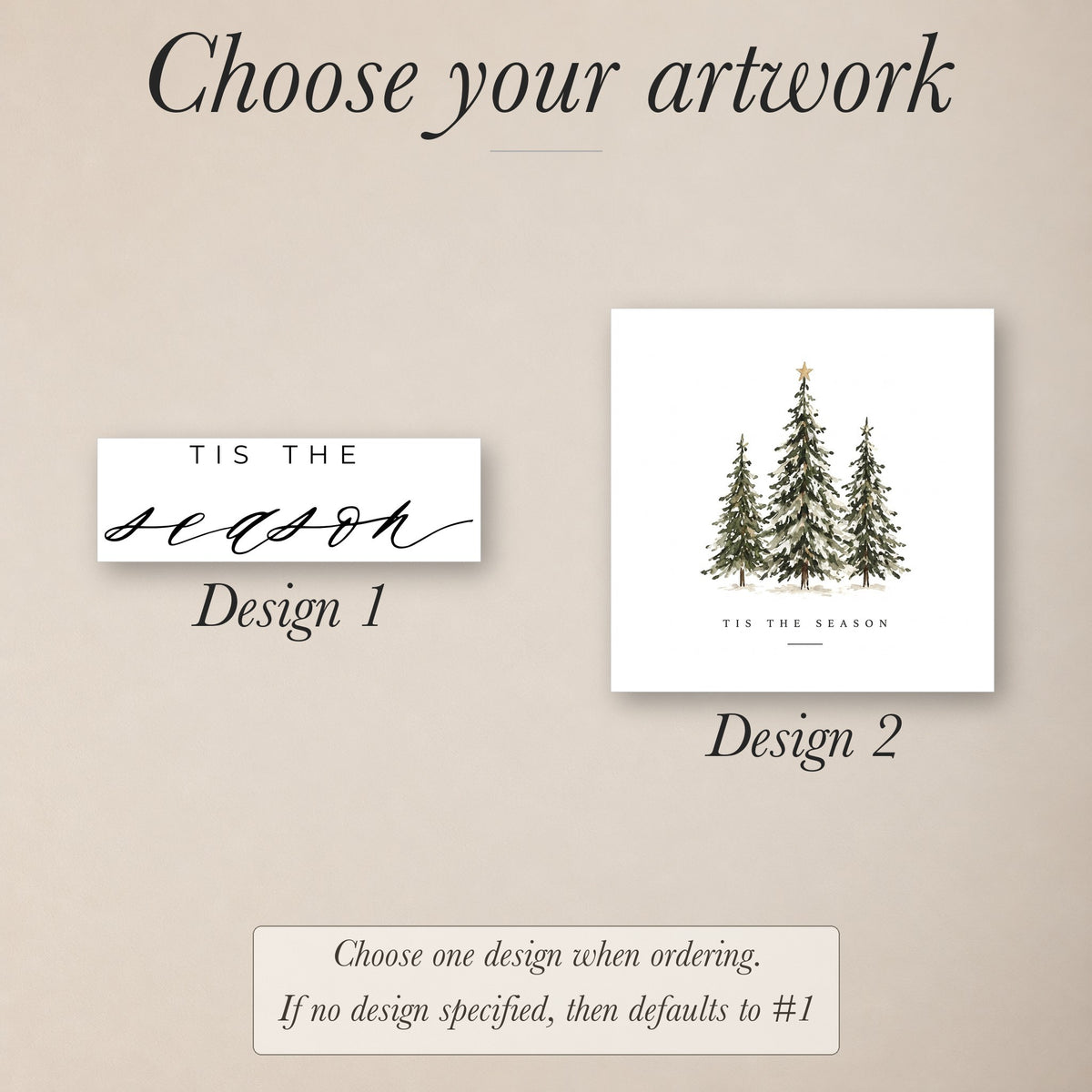 Glass Table Frames & Cards - Tis the Season