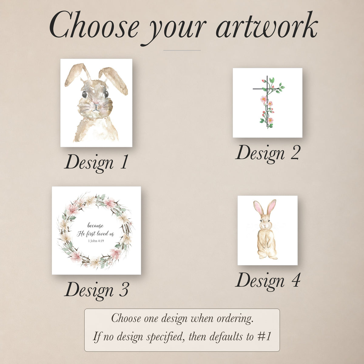 Throw Pillows - Bunny Portrait