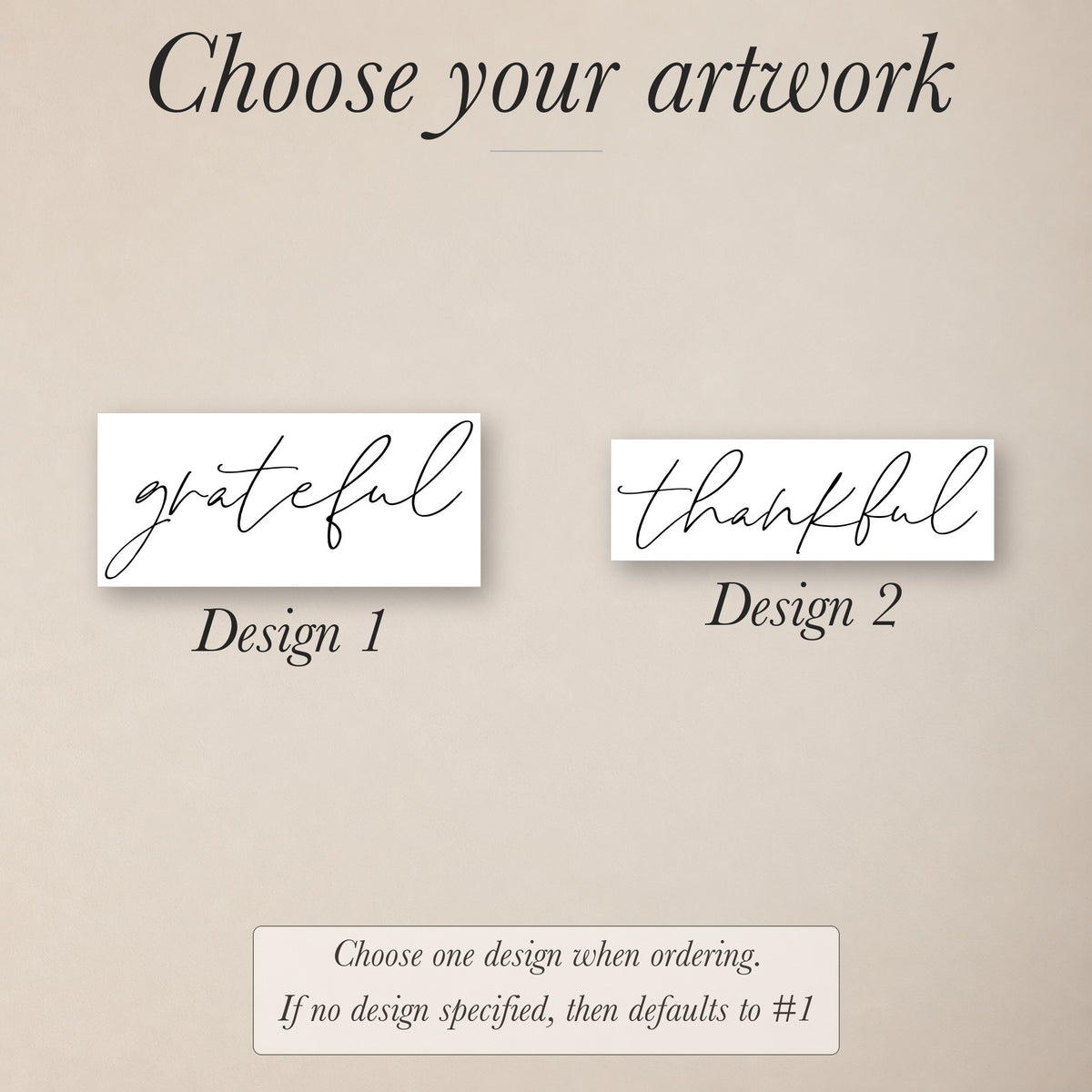 Glass Table Frames & Cards - Grateful