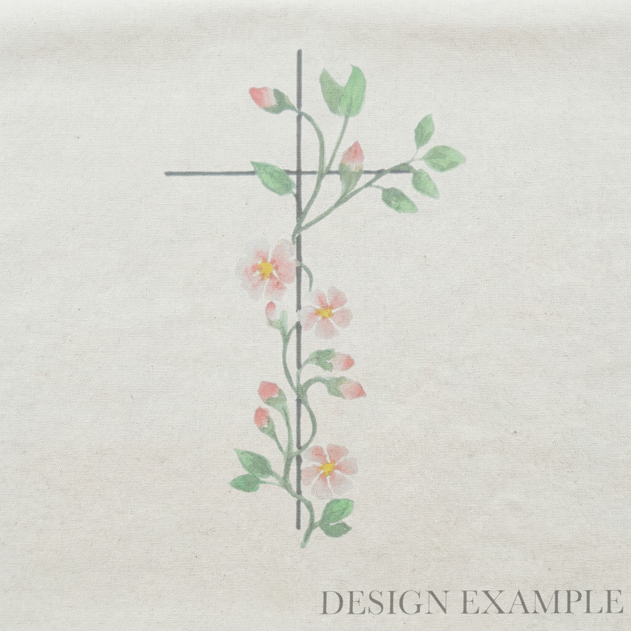 Tea Towel - Spring Cross