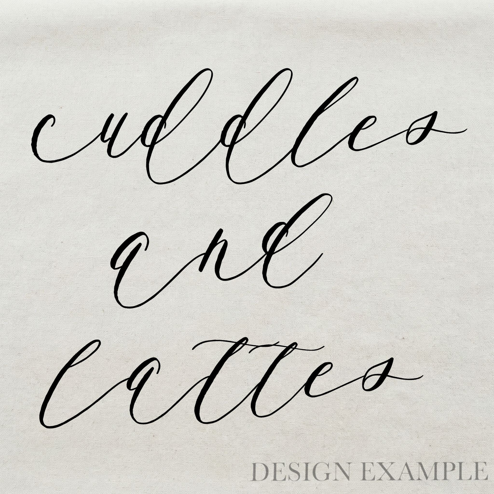 Tea Towel - Cuddles and Lattes