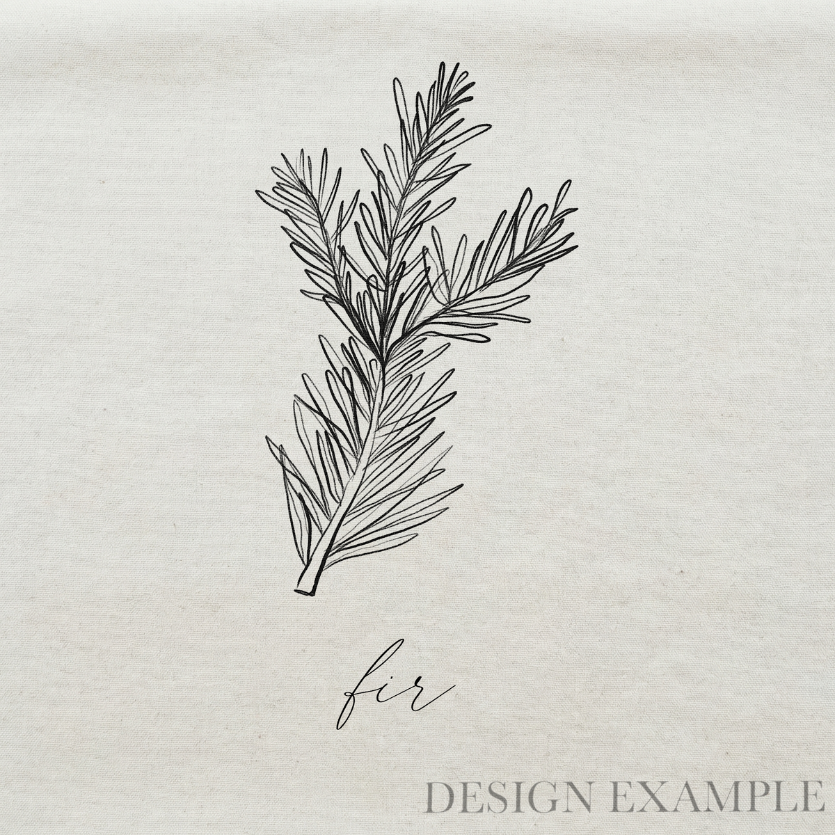 Tea Towel - Fir Christmas