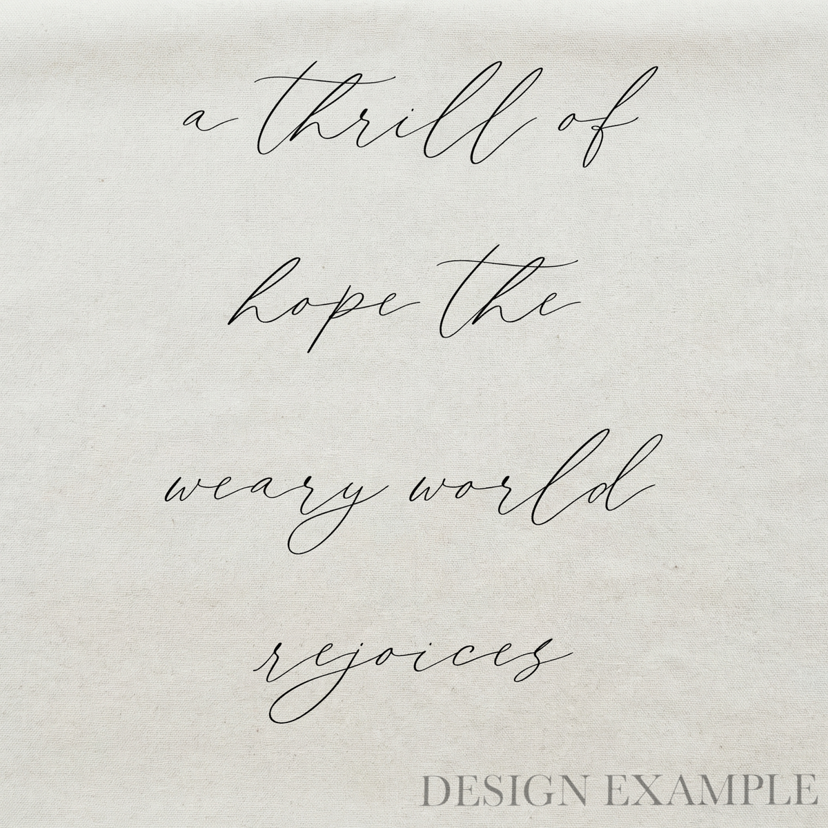 Tea Towel - A Thrill Of Hope Christmas
