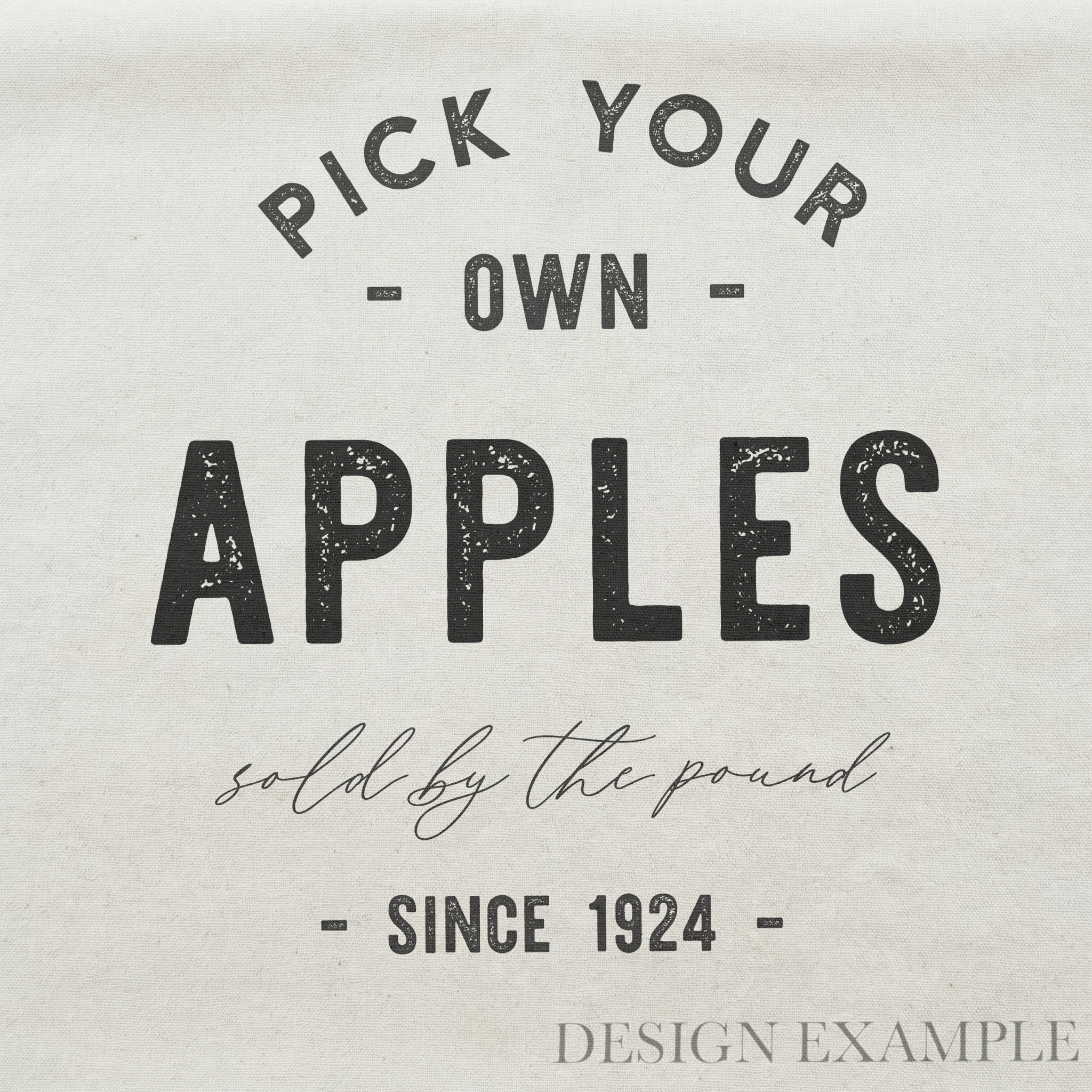 Tea Towel - Pick Your Own Apples  Autumn