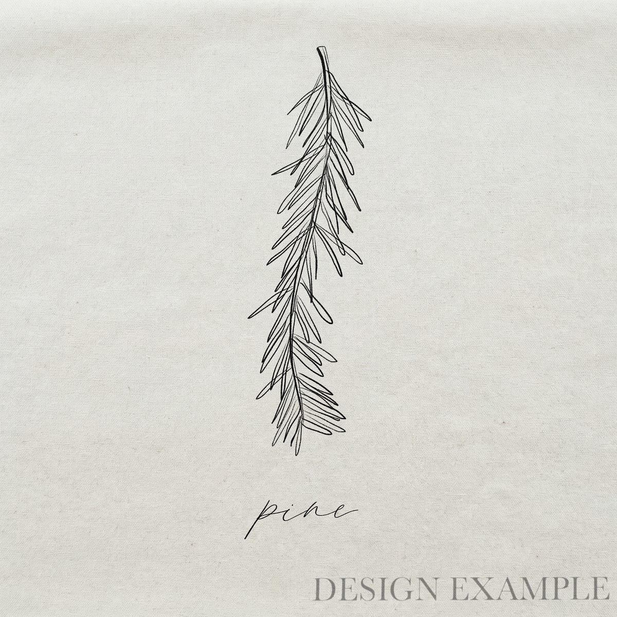 Tea Towel - Pine Christmas