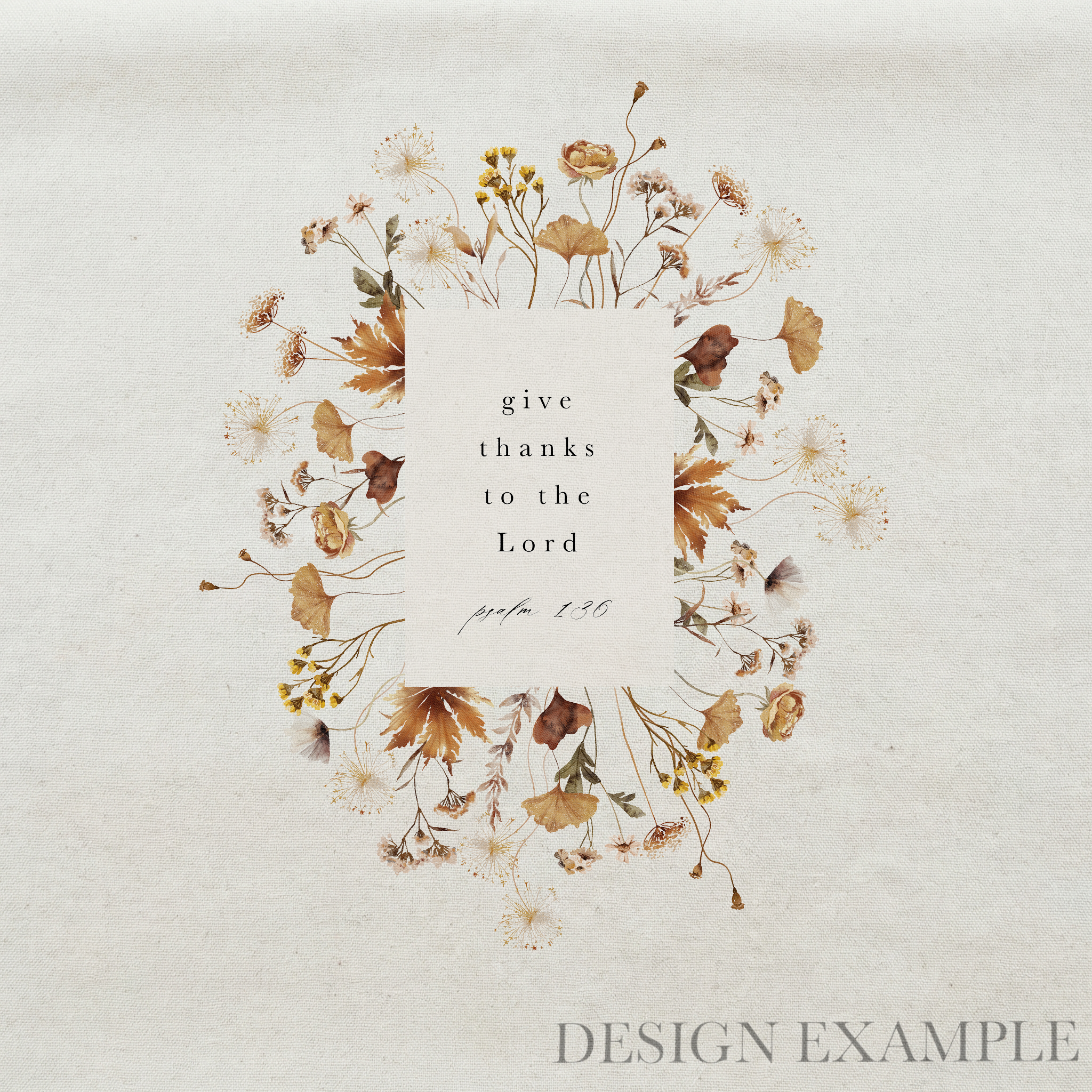 Tea Towel - Give Thanks